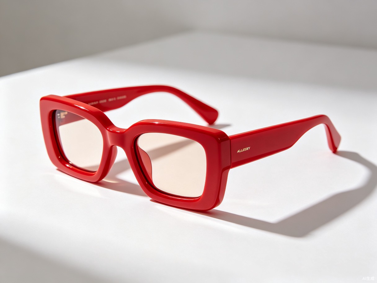 Chunky Red Fashion Frames